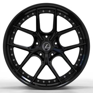 ZG25073113 Lexus LX570 23" Alloy Wheels | Gloss Black