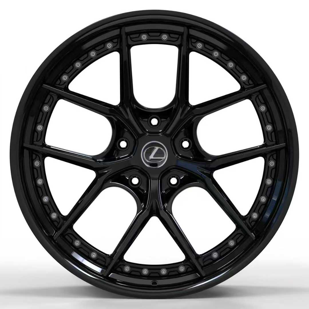 ZG25073113 Lexus LX570 23" Alloy Wheels | Gloss Black