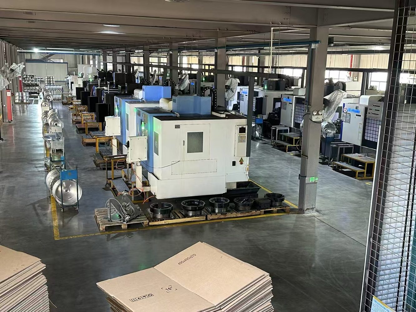 Alloy wheel factory CNC production line