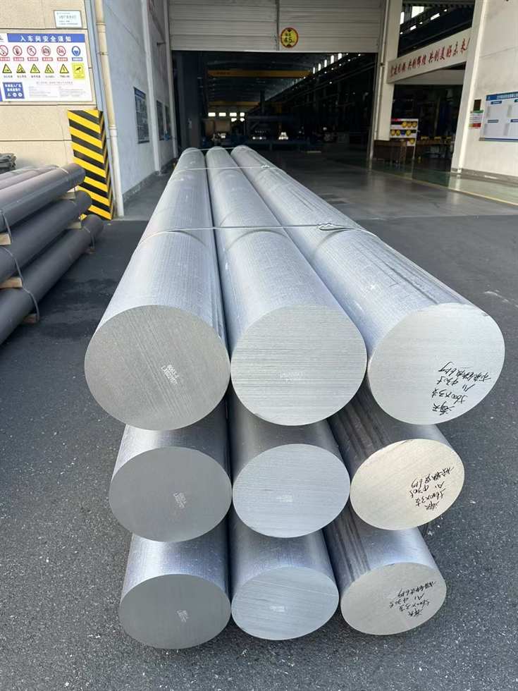 Aluminum billet bars prepared for forged alloy wheel production